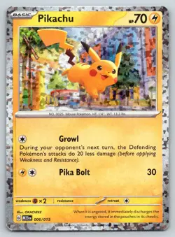PIKACHU 006/015 HOLO P MCDONALD'S COLLECTION 2023 POKEMON HOLO LP OKACHEKE - Image 1