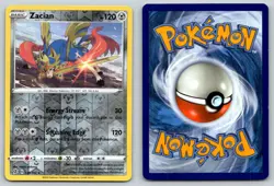 ZACIAN (CRACKED ICE HOLO) 139/192 HOLO DECK EXCLUSIVES POKEMON MP ISHIKAWA - Image 3