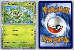 SPRIGATITO 001/015 HOLO P MCDONALD'S COLLECTION 2023 POKEMON HOLO LP TSURUTA - Image 3