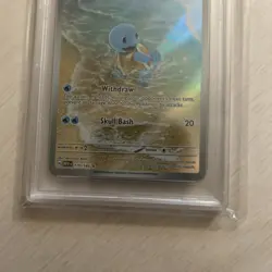 2023 POKEMON MEW EN-151 ILLUSTRATION RARE #170 SQUIRTLE PSA 9 ENGLISH - Image 3