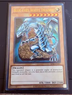 Yu-Gi-Oh Blue-Eyes White Dragon Ultra Rare Holo SDBE-EN001 - Image 1