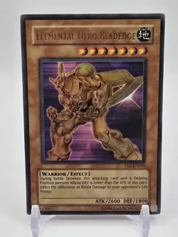 Yugioh Elemental HERO Bladedge YSD-EN019 Ultra Rare MP - Image 1