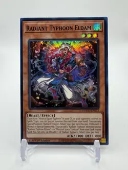 Yugioh Radiant Typhoon Eldam DOOD-EN013 1st Edition Super Rare NM - Image 1