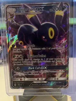Pokemon TCG Umbreon GX Sun & Moon Base Set 80/149 Holo Ultra Rare NM - Image 1