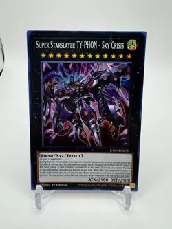 *** SUPER STARSLAYER TY-PHON - SKY CRISIS *** 1ST EDITION SUPER RARE YUGIOH! - Image 3