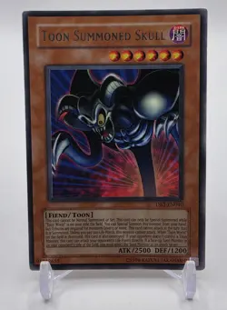 YuGiOh Toon Summoned Skull DB1-EN040 Rare LP - Image 1