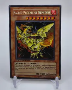 Yu-Gi-Oh! Sacred Phoenix of Nephthys EEN-ENSE3 Secret Rare Limited - Image 1