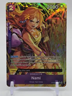 Nami (Alternate Art) PRB02-012 Premium Booster -The Best- Vol. 2 One Piece Foil - Image 1