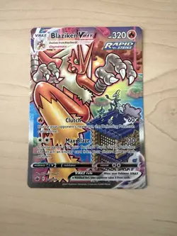 Blaziken VMAX Alternate Art Secret Holo Card 201/198 Chilling Reign - Image 1