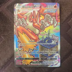 Pokemon Blaziken VMAX 201/198 Alt Art Chilling Reign NM - Image 1