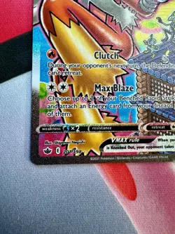 Pokemon TCG Chilling Reign Blaziken VMAX Alternate Art Card 201/198 - Image 5