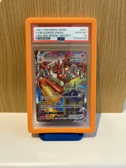 Blaziken VMax PSA 10 - 201/198 - *Alternate Art* - Pokemon Chilling Reign - Image 1