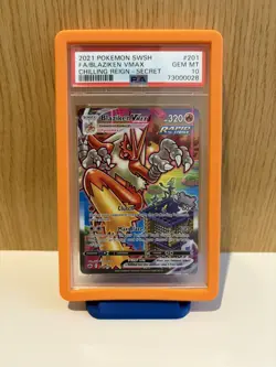 Blaziken VMax PSA 10 - 201/198 - *Alternate Art* - Pokemon Chilling Reign - Image 2