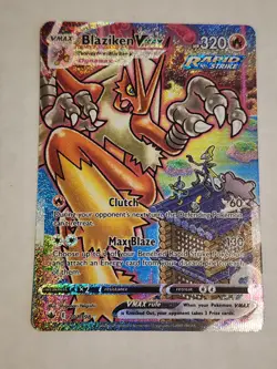 Blaziken VMAX 201/198 Alternate Art Chilling Reign Pokemon NM - Image 3