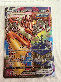 Blaziken VMAX 201/198 - Pokemon Card - Chilling Reign Set - Image 1