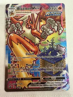 Blaziken VMAX 201/198 - Pokemon Card - Chilling Reign Set - Image 3