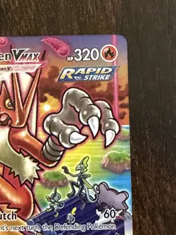 Pokemon TCG Blaziken VMAX Chilling Reign Secret Rare Card 201/198 - Image 4