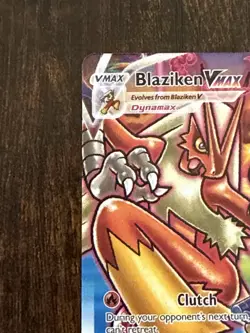 Pokemon TCG Blaziken VMAX Chilling Reign Secret Rare Card 201/198 - Image 5