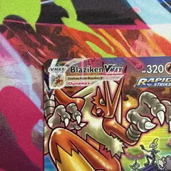 Pokemon TCG Blaziken VMAX (Chilling Reign) Secret Rare 201/198 Alt Art - Image 3