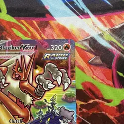Pokemon TCG Blaziken VMAX (Chilling Reign) Secret Rare 201/198 Alt Art - Image 4