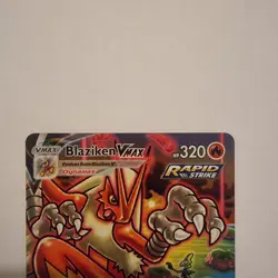 Pokemon Blaziken VMAX 201/198 Alt Art Chilling Reign NM - Image 2