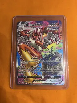 Pokemon TCG Blaziken VMAX Alternate Art Chilling Reign Card 201/198 - Image 1