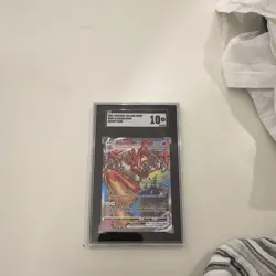 2021 Pokemon Chilling Reign Blaziken VMAX 201/198 Secret Alt Art SGC 10 - Image 1