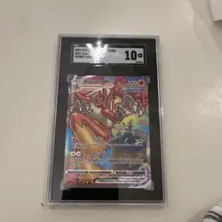 2021 Pokemon Chilling Reign Blaziken VMAX 201/198 Secret Alt Art SGC 10 - Image 2