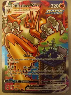 Pokemon Blaziken Vmax Alt Art - Chilling Reign - 201/198 - Image 1