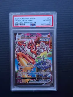 Blaziken VMAX PSA 10 - 201/198 - Vmax Alternate Art - Chilling Reign - Pokemon - Image 1