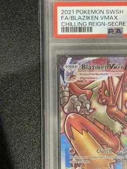 PSA 10 Blaziken VMAX 201/198 Alternate Art 2021 SWSH Chilling Reign Pokemon Card - Image 2