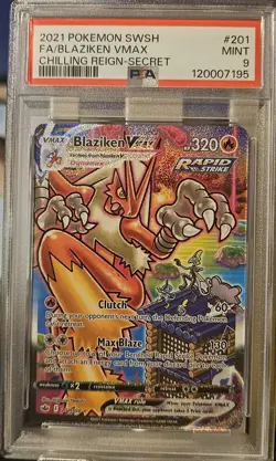 Blaziken VMAX (Alternate Art Secret) 201/198 Sword & Shield Chilling Reign Holo - Image 1