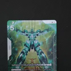 Bandai Gundam Card Game Unicorn Gundam (Awakened) GD04-056 LR+ Foil Alt Art Unit - Image 2