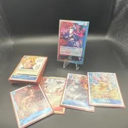 One Piece Card Game Red/Blue Lucy incomplete deck - Image 1