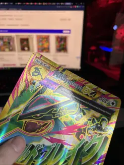 Pokemon TCG Mega Rayquaza 98/98 and Pikachu EX XY124 Jumbo Cards - Image 3