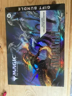MTG MAGIC FINAL FANTASY 1 BUNDLE GIFT EDITION 9 BOOSTERS +1 COLLECTOR ANGLAIS - Image 1