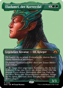 MTG Magic the Gathering Eladamri der Korvecdal (V.1) MH3 369 mythic deutsch - Image 1
