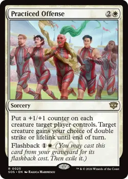 MTG [SOS-25 NM] Practiced Offense - Image 1