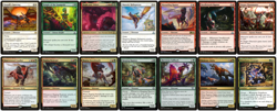 Gishath, Sun's Avatar DINOSAUR TRIBAL Magic MTG Custom Commander Deck - Image 4