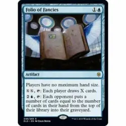 1x FOLIO OF FANCIES - Eldraine - MTG - Magic the Gathering - NM - Image 1