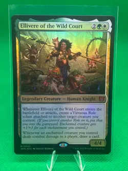 MTG Ellivere of the Wild Court Wilds of Eldraine Commander 0002 Foil Mythic - Image 1