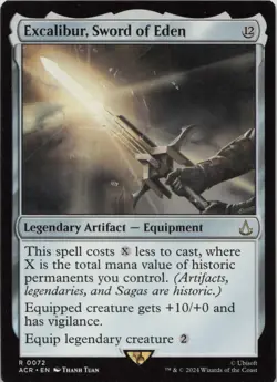 Excalibur Sword of Eden R Universes Beyond: Assassin's Creed 72 NM MTG - Image 1