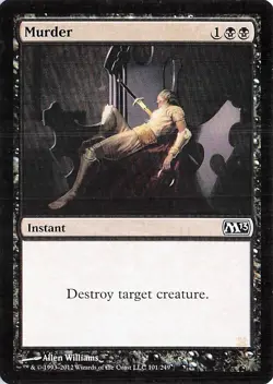 Murder 101 Magic 2013 (M13) Magic: The Gathering NM - Image 1