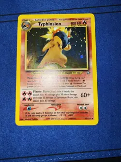 Typhlosion 17/111 Neo Genesis Holo Rare Unlimited English HP/DMG See Pics - Image 3