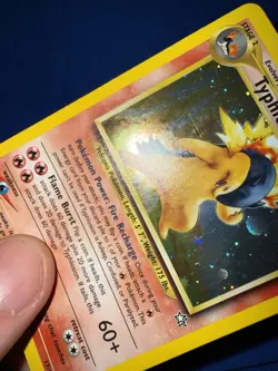 Typhlosion 17/111 Neo Genesis Holo Rare Unlimited English HP/DMG See Pics - Image 5