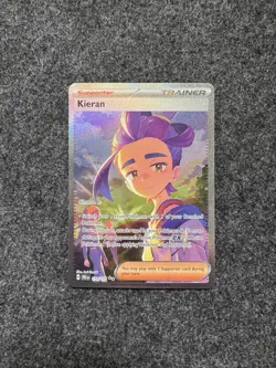 Pokemon TCG Kieran Sir 174/131 Prismatic Evolutions Holo - Image 1