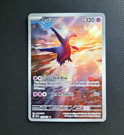 Pokemon Latios 203/191 SV08 Surging Sparks Illustration Rare Full Art Holo EN - Image 1