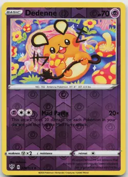 Dedenne 078/189 Uncommon Darkness Ablaze Pokemon Reverse Holo Near Mint - Image 1