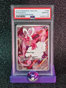 PSA 10 Enamorus #160 Pokemon Illustration Rare - Image 1