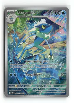 Frogadier [CRI - 089/086] Illustration Rare Holofoil NM ME04: Chaos Rising - Image 1
